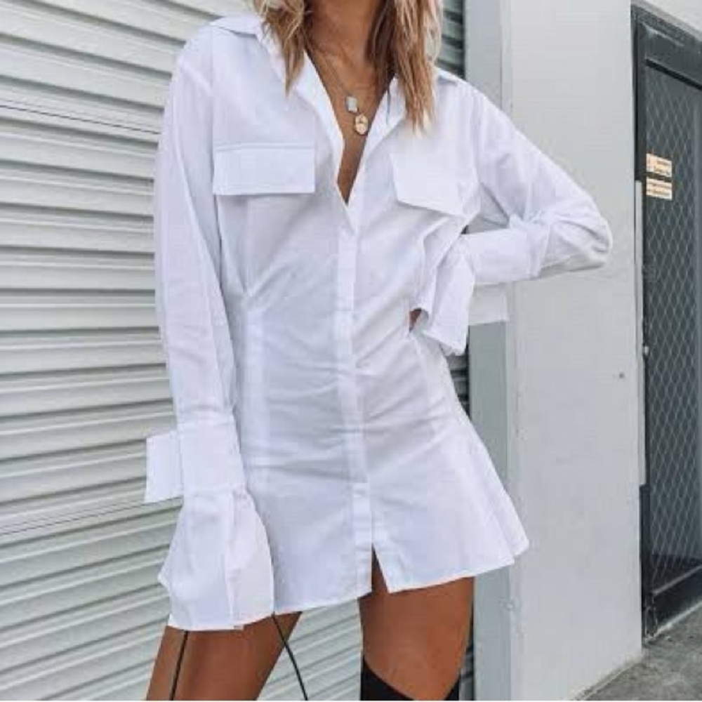 Lioness mini long sleeved shirt dress